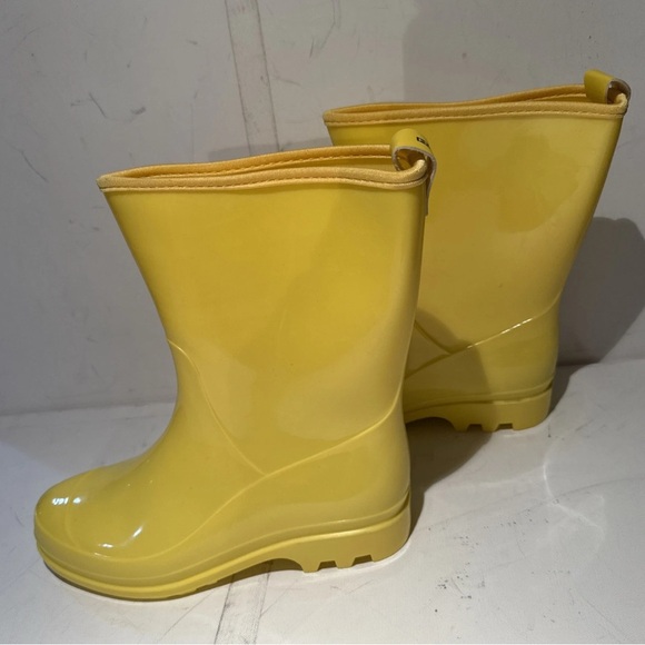 Hisea Yellow Mid-Calf Waterproof Rain Boots – Women’s Size 10 Rubber Rain Boots - Picture 2 of 15